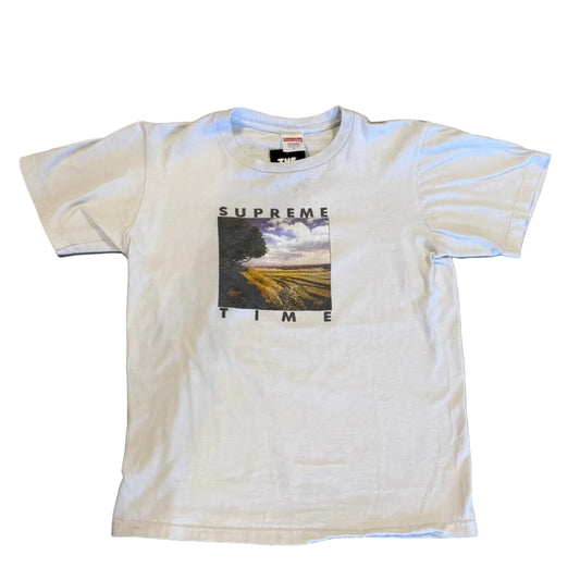 USED Supreme Time Tee White