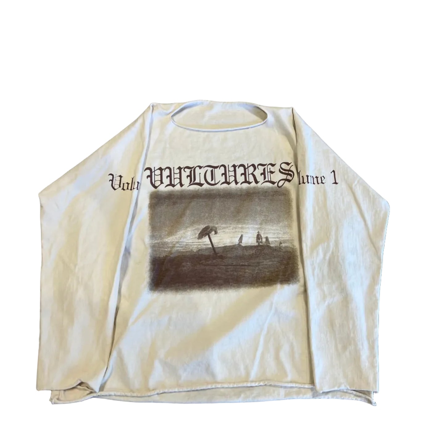 USED Yeezy Vultures LS Tee Beige