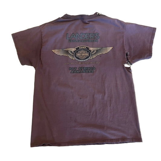 Vintage Harley Landers Tee Maroon
