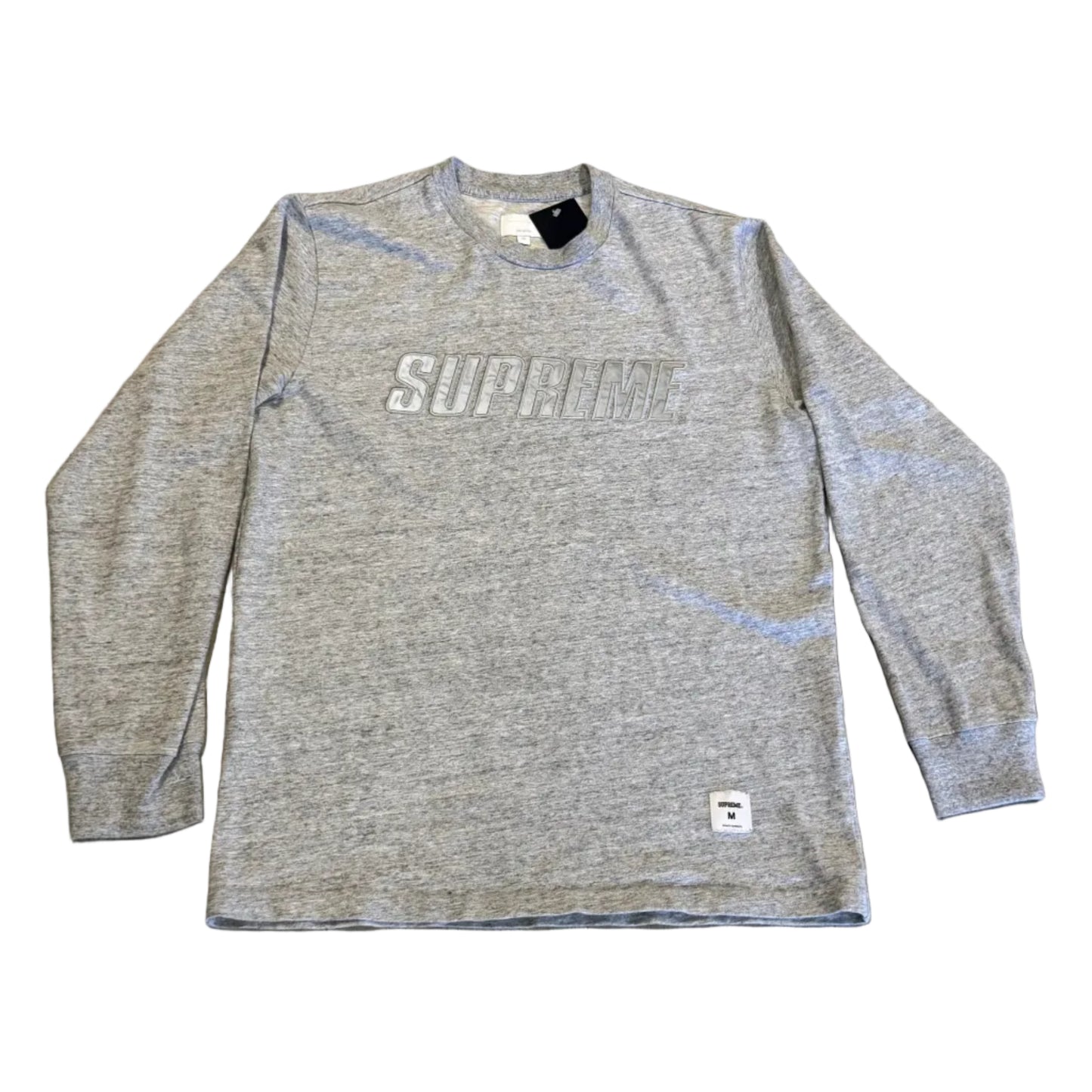 USED Supreme Metallic L/S Top Heather Grey
