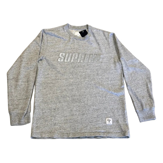 USED Supreme Metallic L/S Top Heather Grey