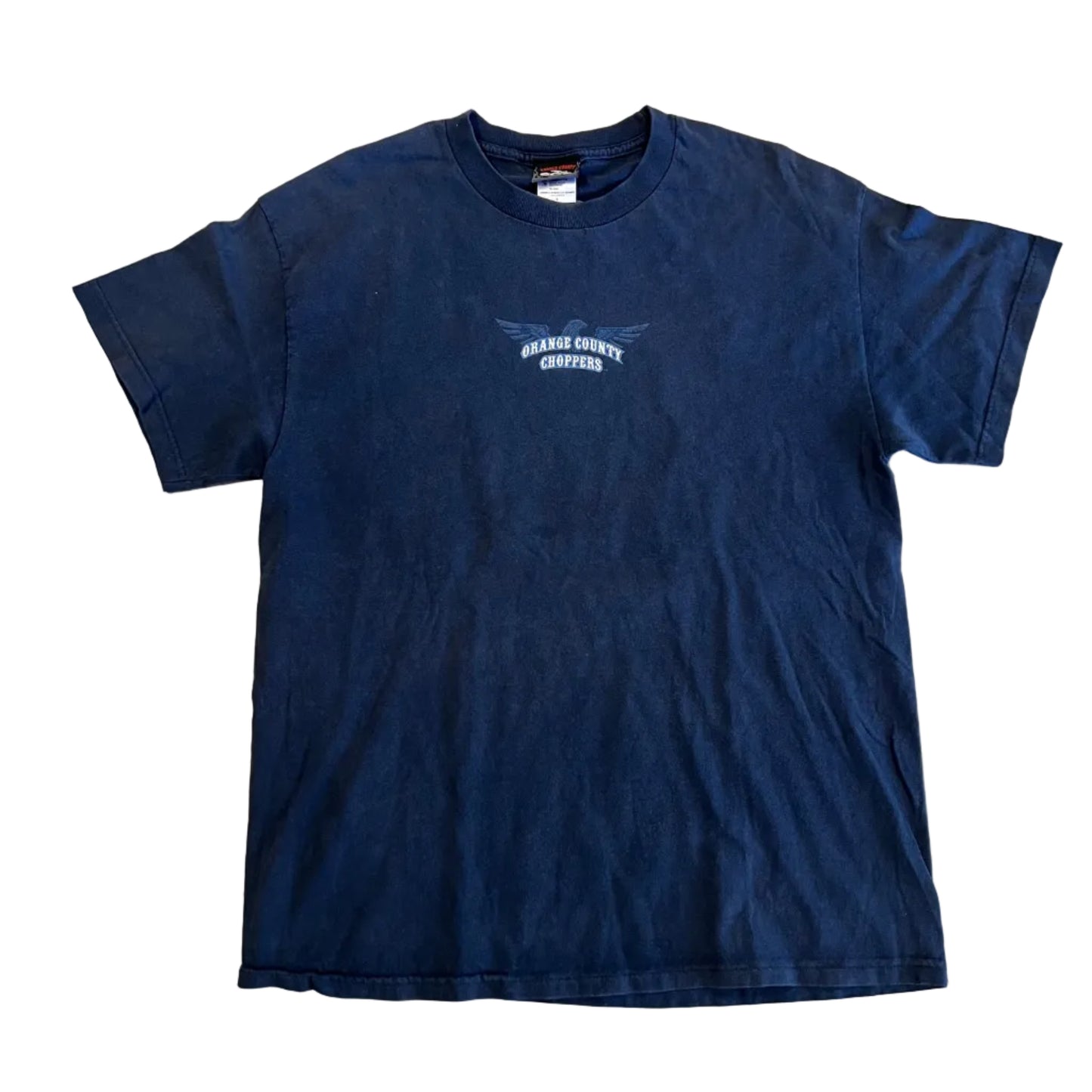 Vintage NY OC Choppers Bike Tee Navy