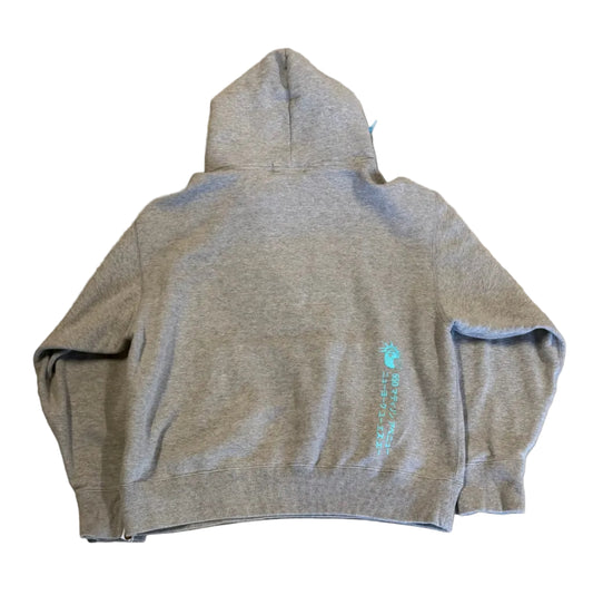 USED Bape Souvenir Hoodie Grey