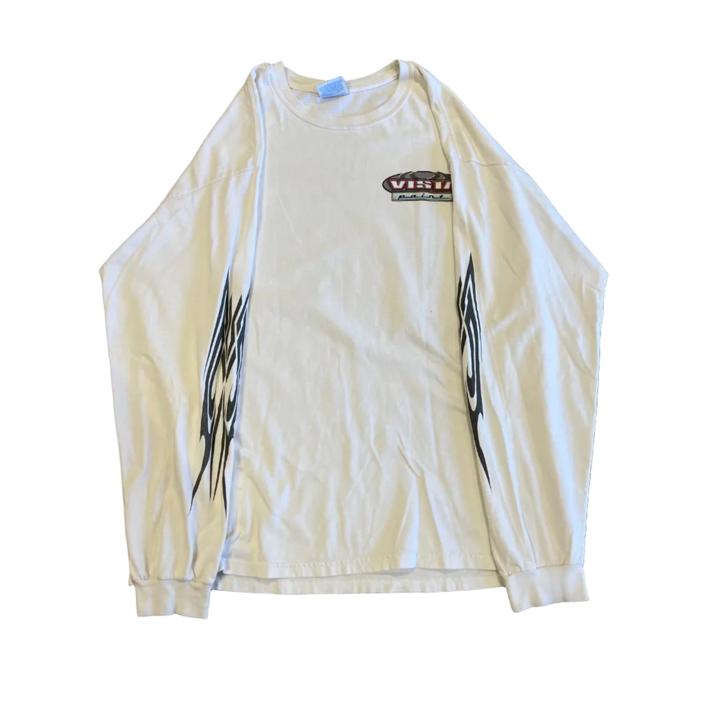 Vintage Vista Paint LS Tee White
