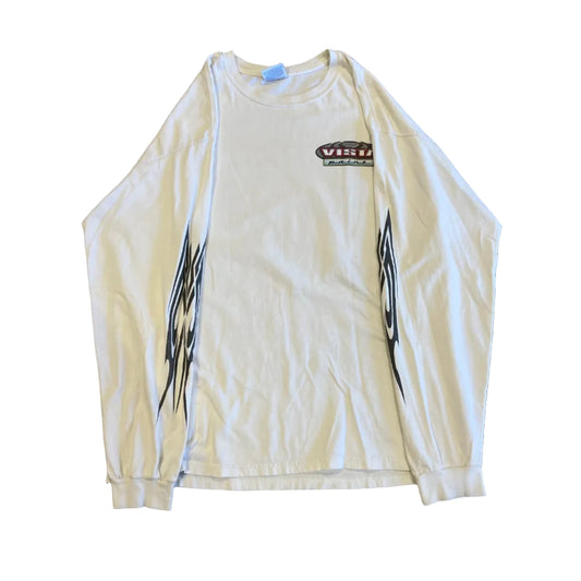 Vintage Vista Paint LS Tee White