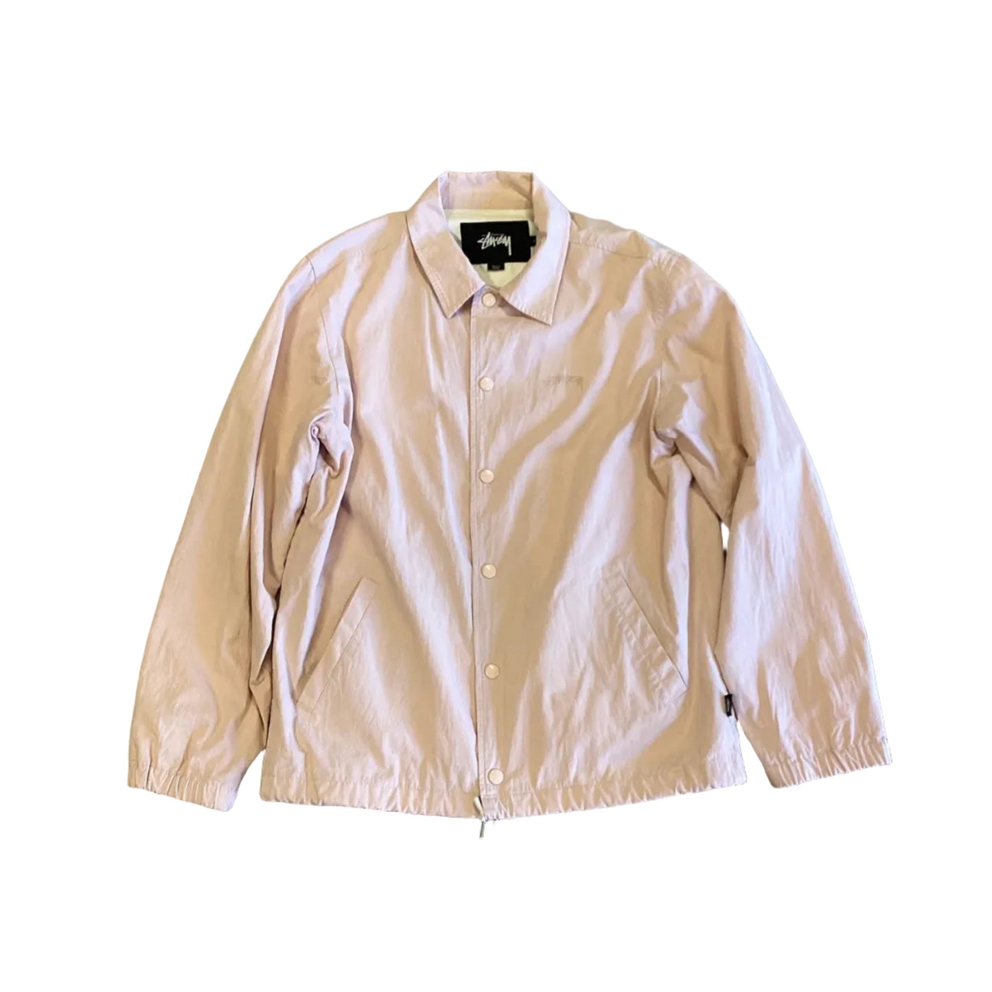 USED Stussy Embroidered Coaches Jacket