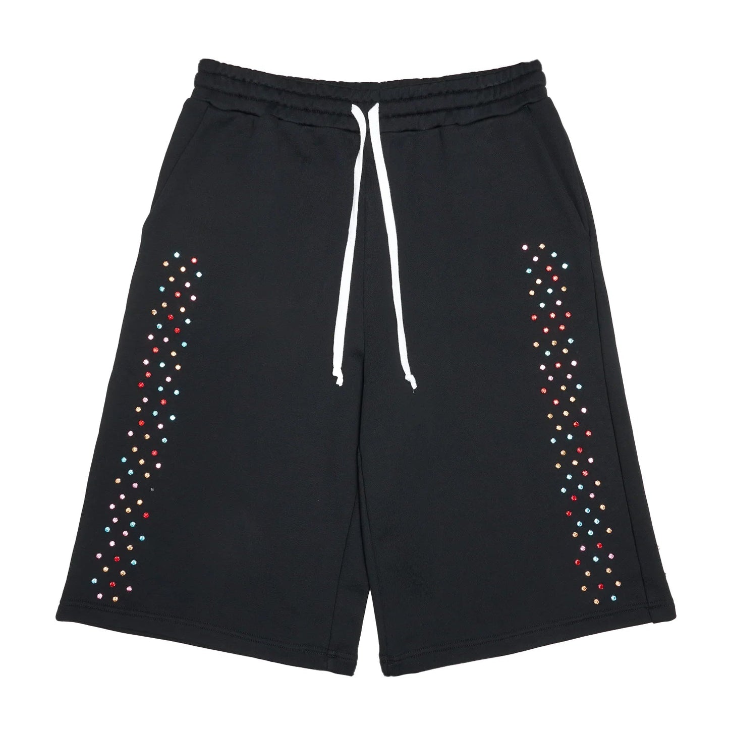 AZVA Studded Sweat Shorts