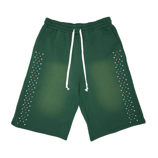 AZVA Hidden Crystal Sweat Shorts