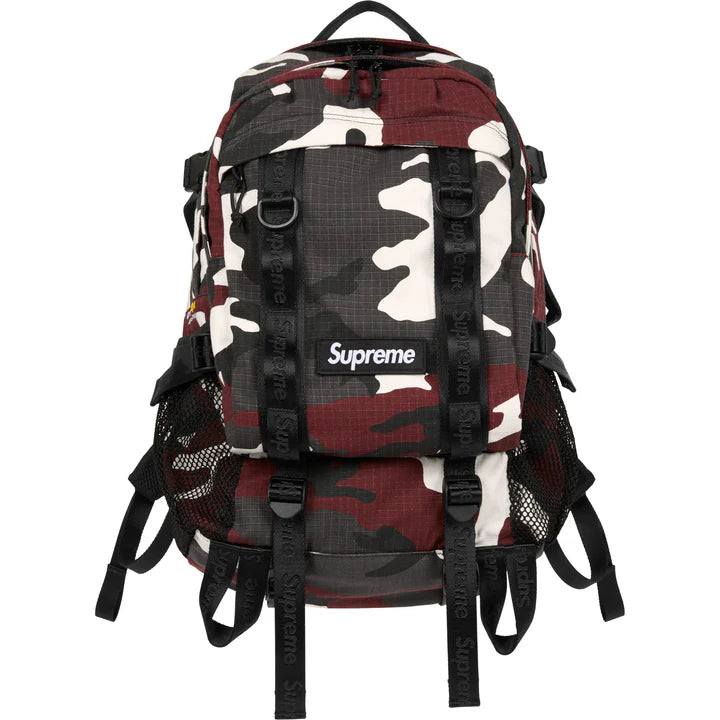 Supreme SS26 Backpack Red Camo