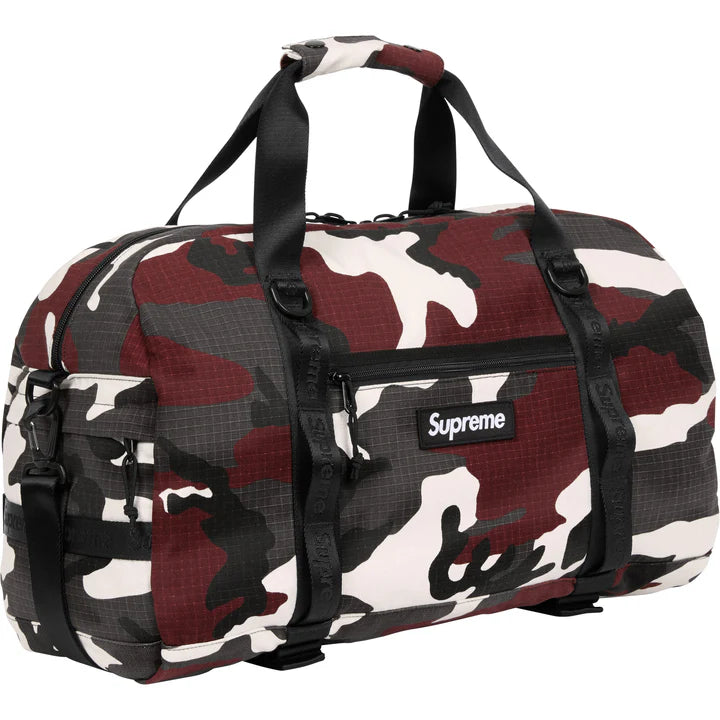 Supreme SS26 Duffle Bag Red Camo
