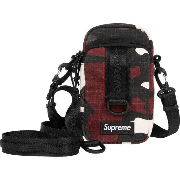 Supreme SS26 Shoulder Bag Red Camo