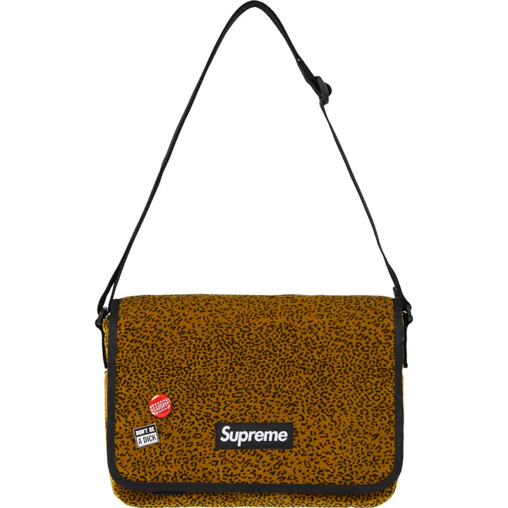 Supreme Velvet Messenger Bag