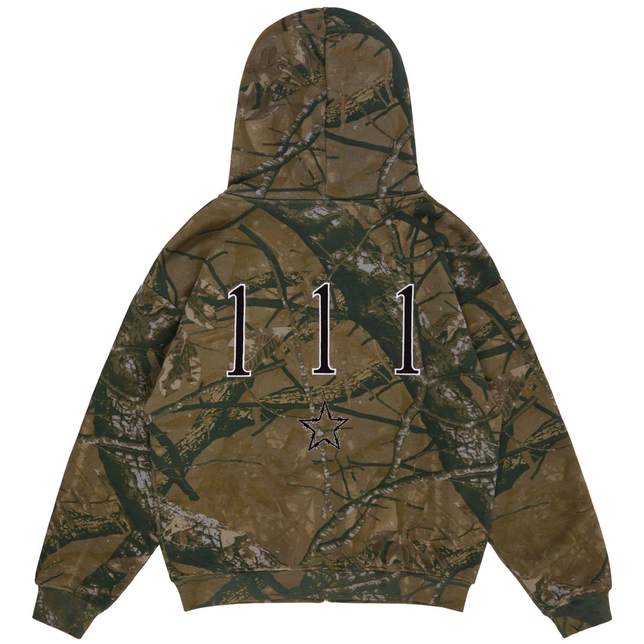 Pythia 111 Camo Zip Hoodie