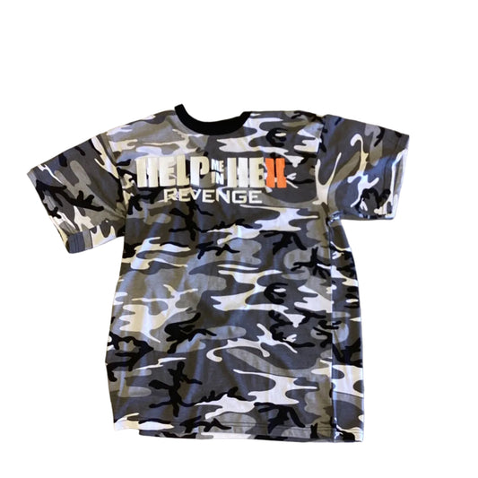 Revenge Help Me In Hell Black Ops 2 Tee Snow Camo