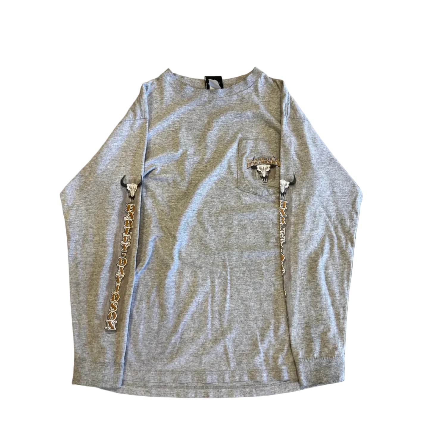 Vintage Harley Montclair LS Tee Grey