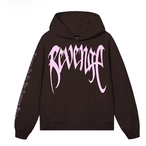 Revenge XXXTentacion Kill Hoodie Brown/Pink