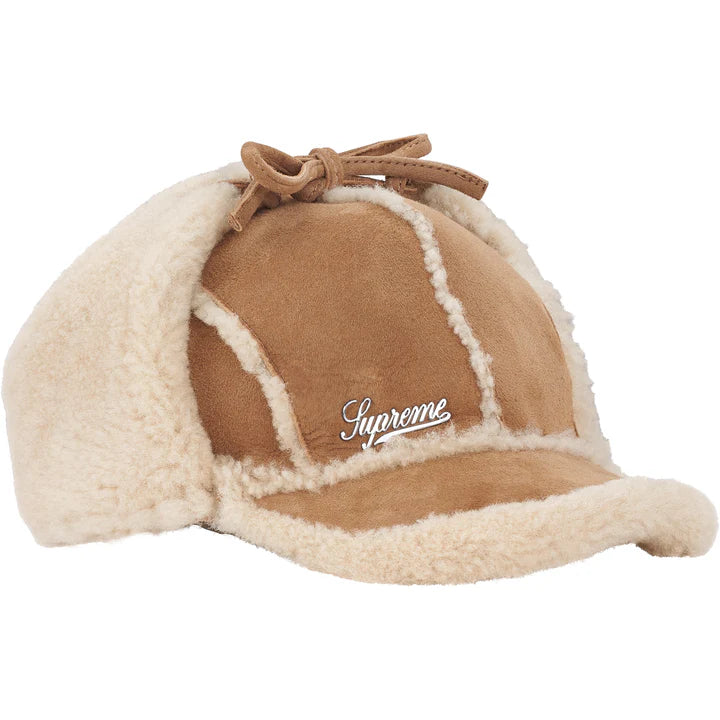 Supreme Shearling Lined Earflap Cap