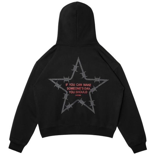 MAKE SOMEONE'S DAY HOODIE - BLACK