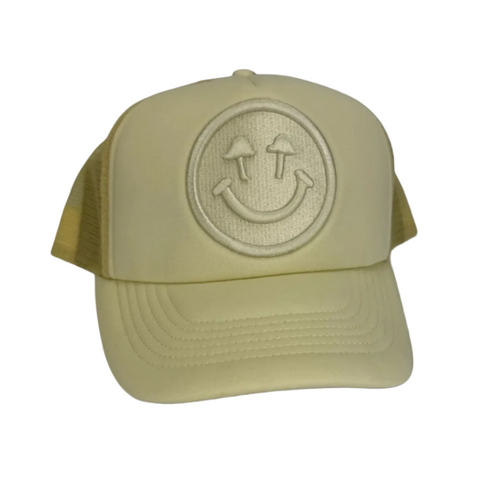 Double Blind Trucker Hat - Monochrome Butter