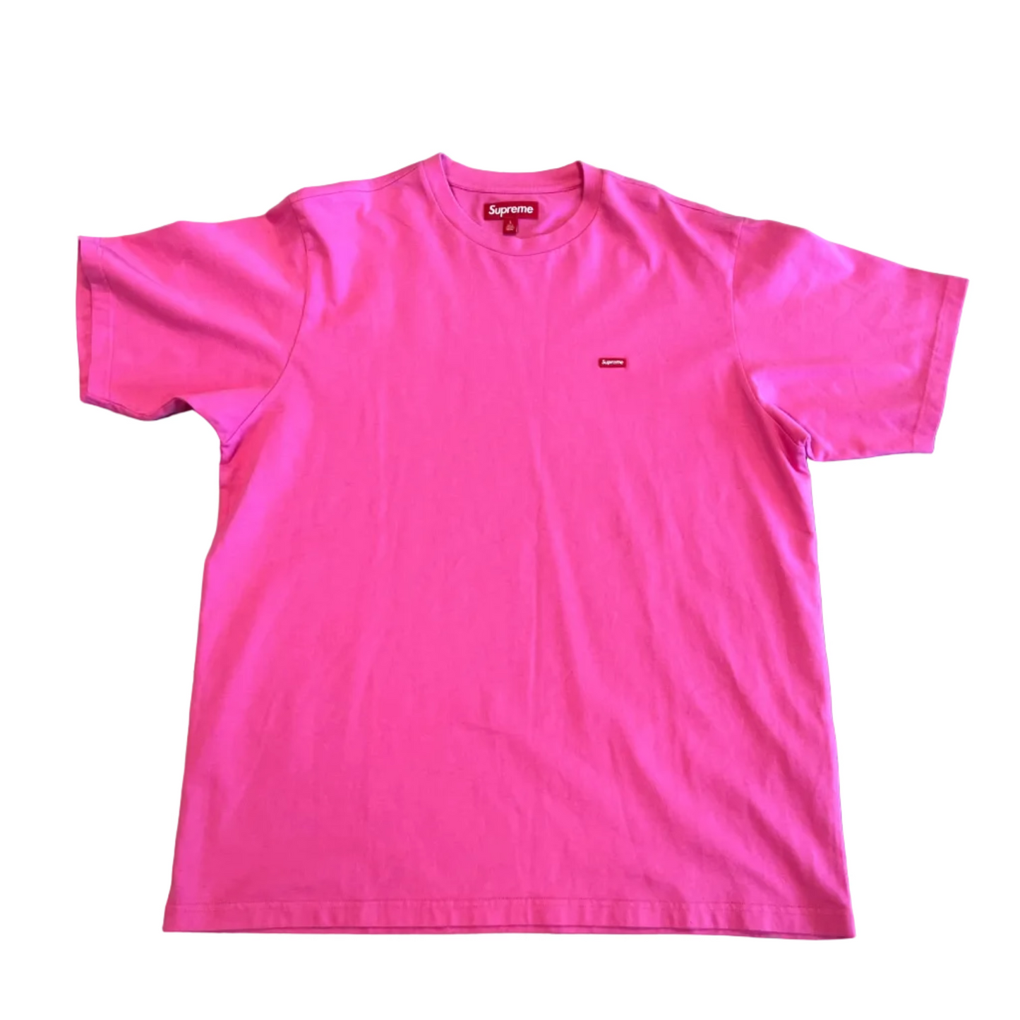 USED Supreme Small Box Logo Tee Pink