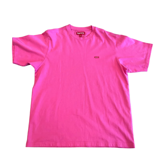 USED Supreme Small Box Logo Tee Pink