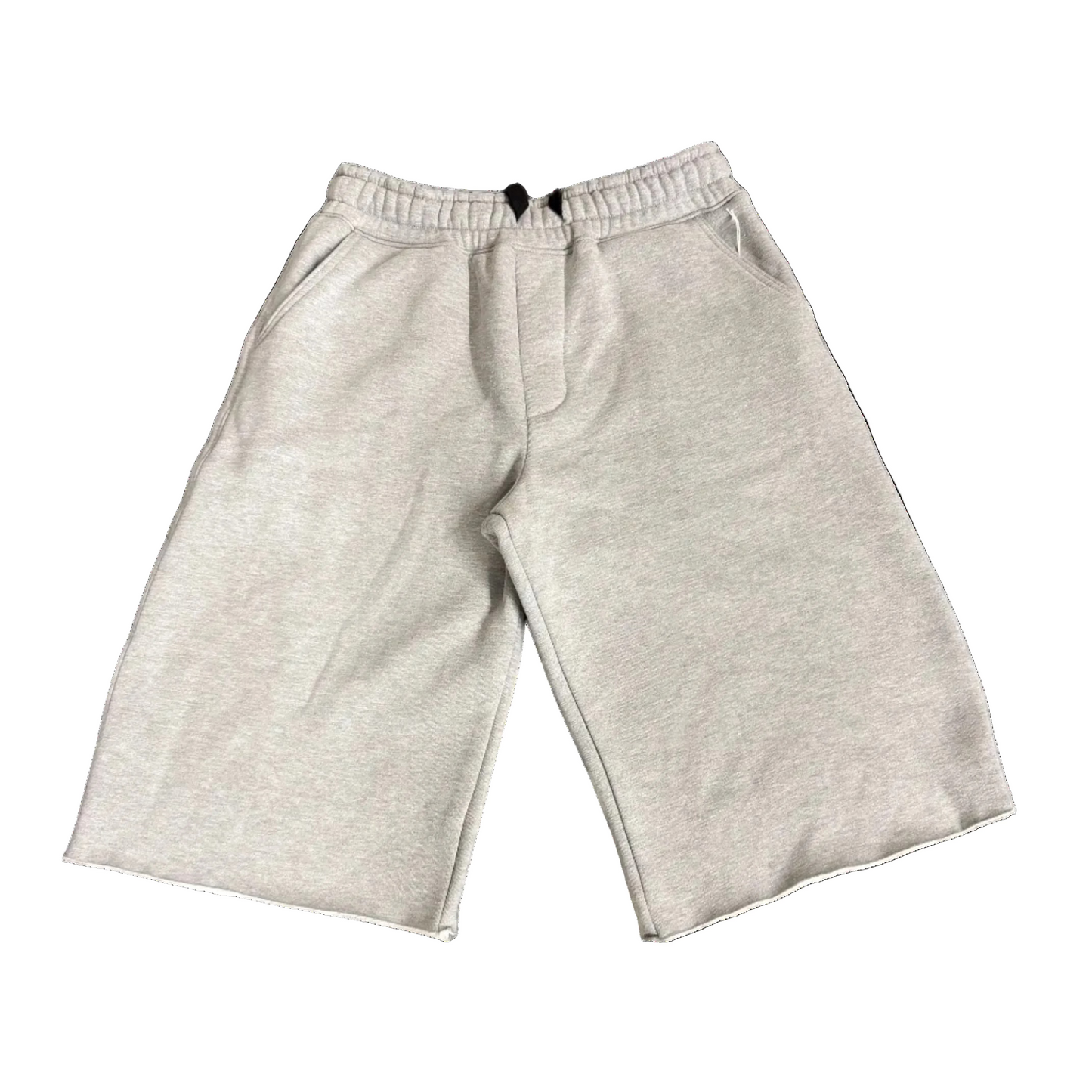 Baggy Grey 3/4 Sweat Shorts