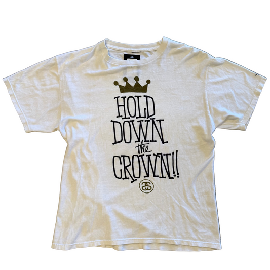 Vintage Stussy Hold Down The Crown Tee