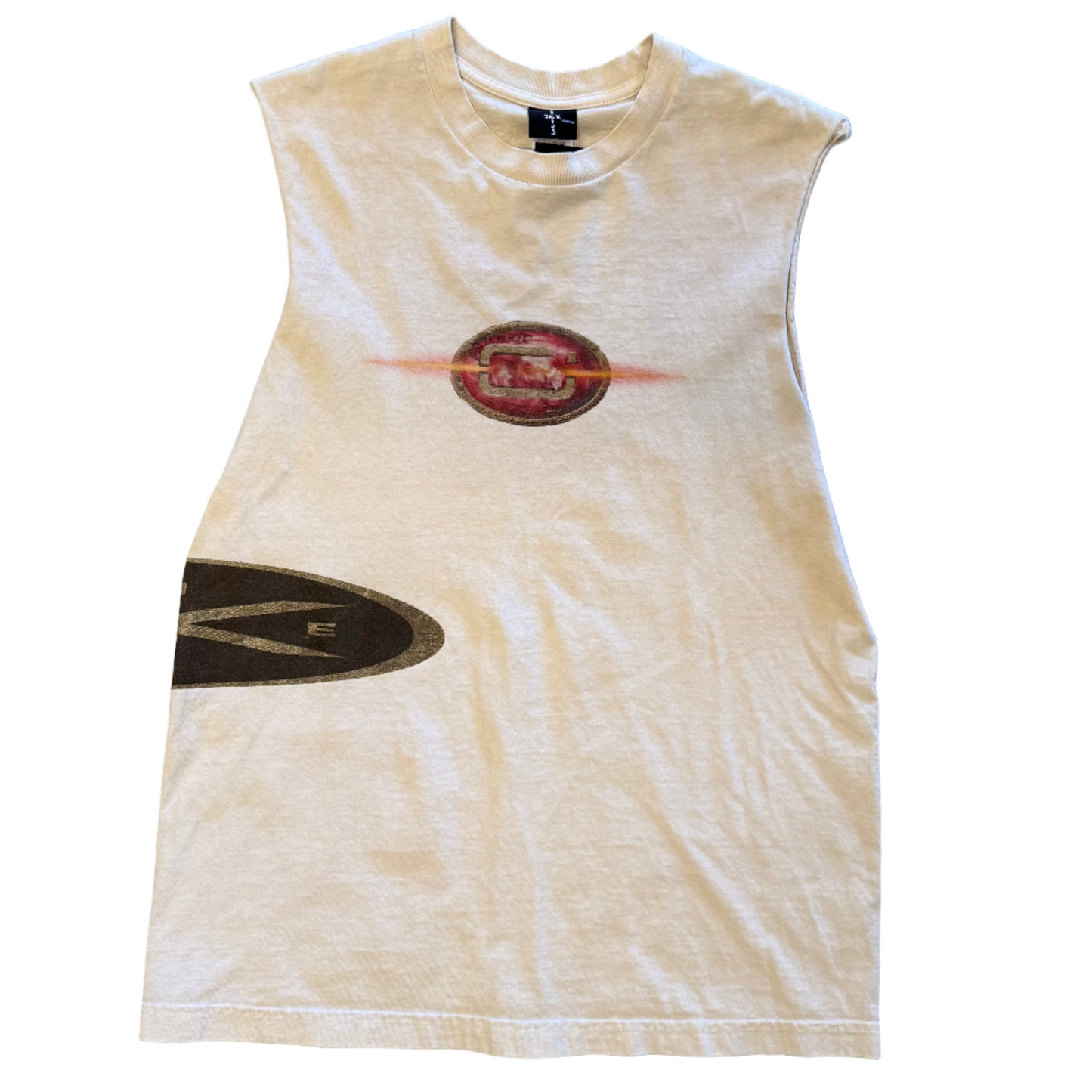 USED Travis Scott Spine Cut Off Tee