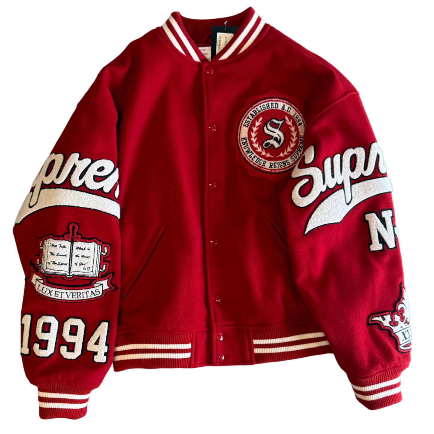 Supreme Veritas Varsity Jacket