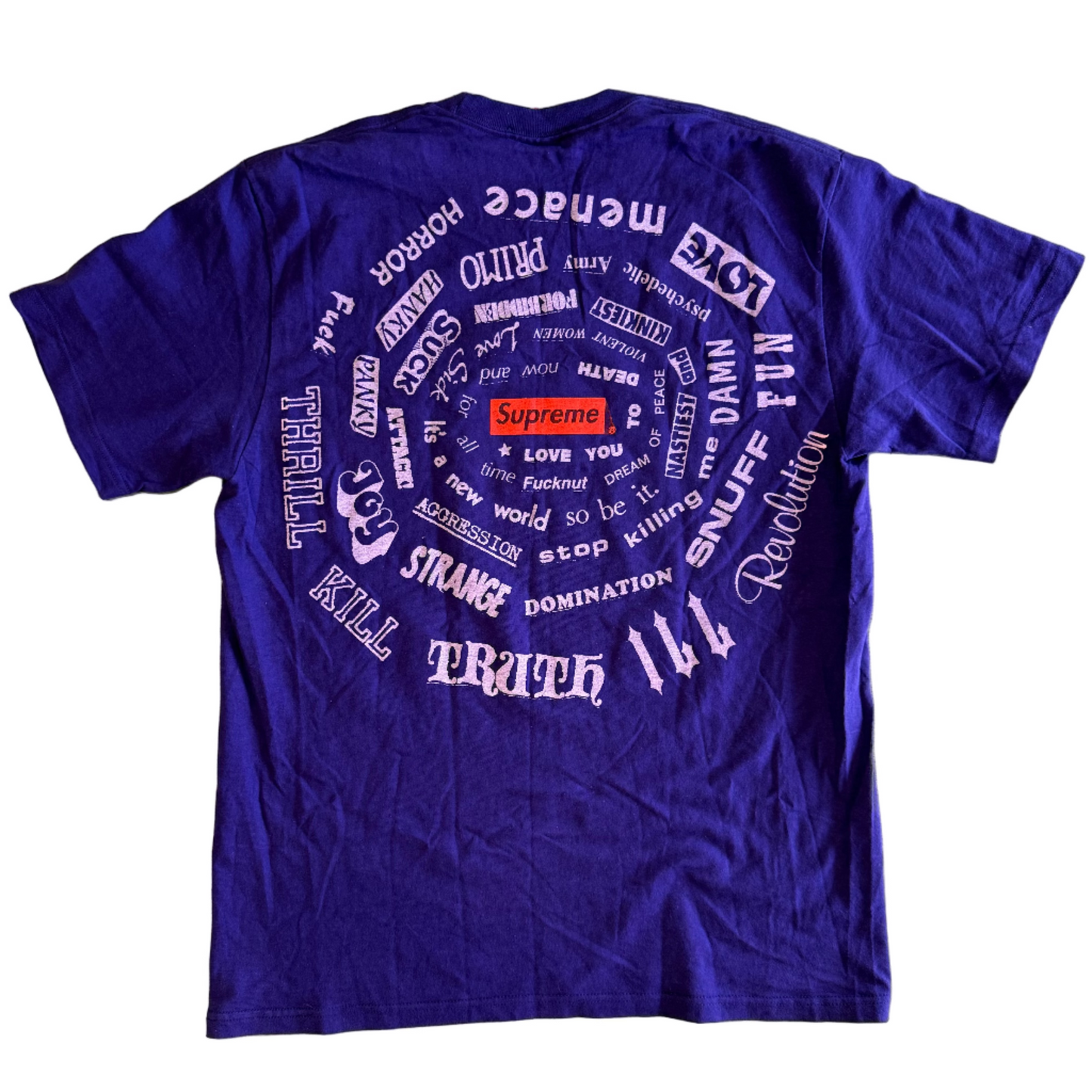 USED Supreme Spiral Tee