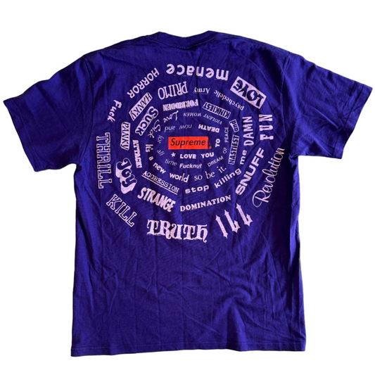 USED Supreme Spiral Tee
