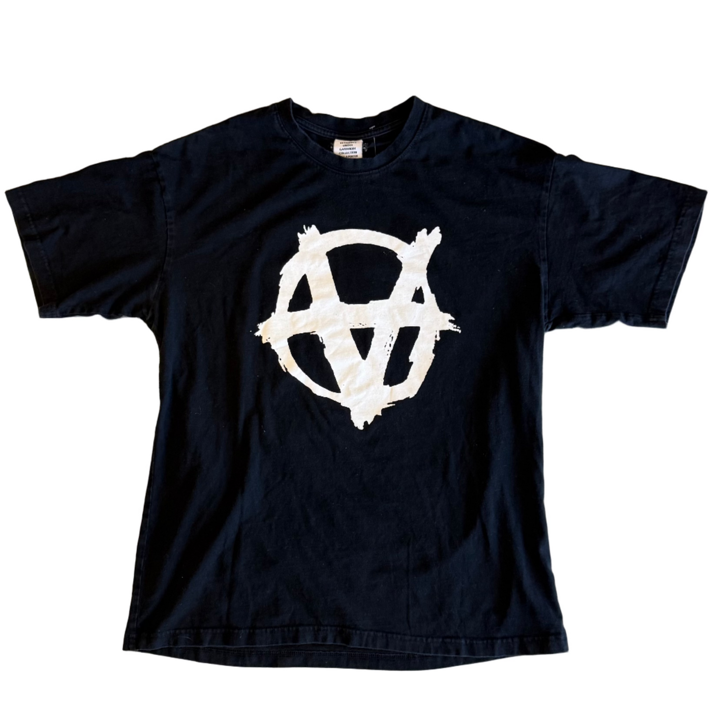 USED Vetements Double Anarchy Logo Tee