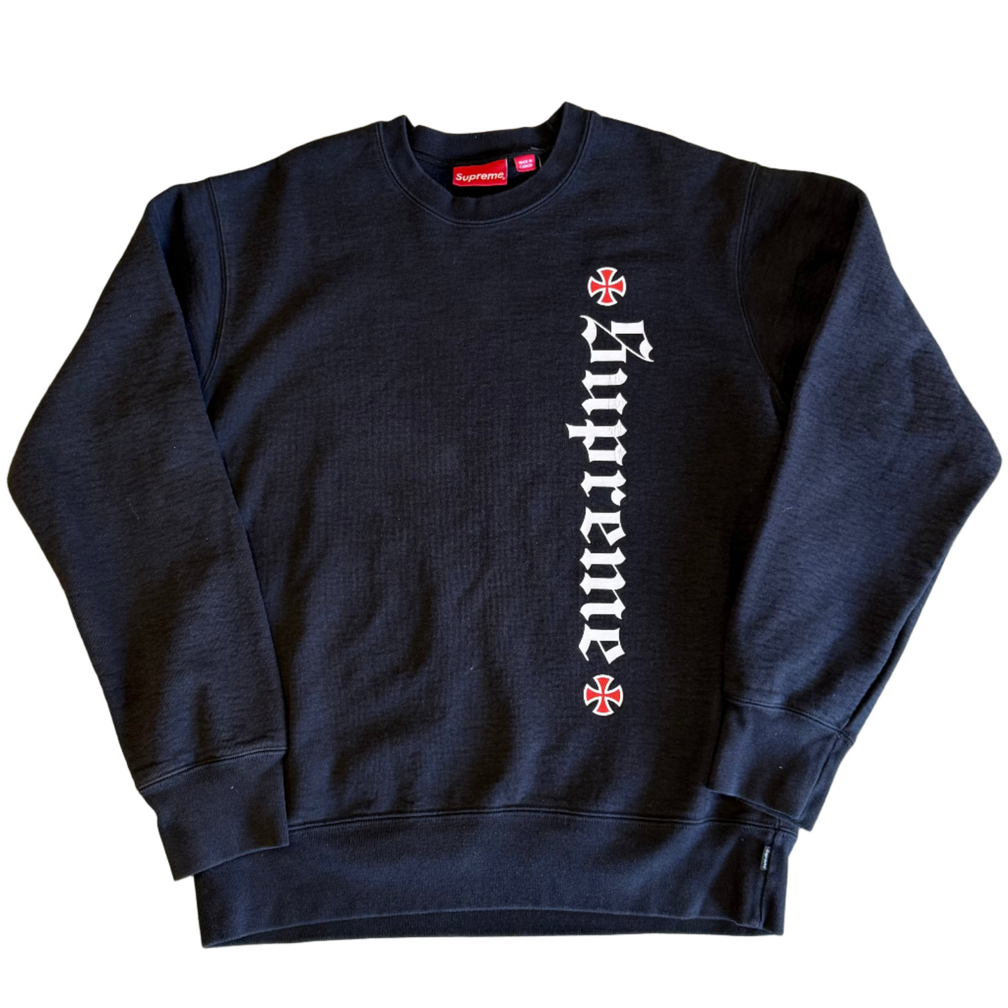 USED Supreme Independent F*ck The Rest Crewneck