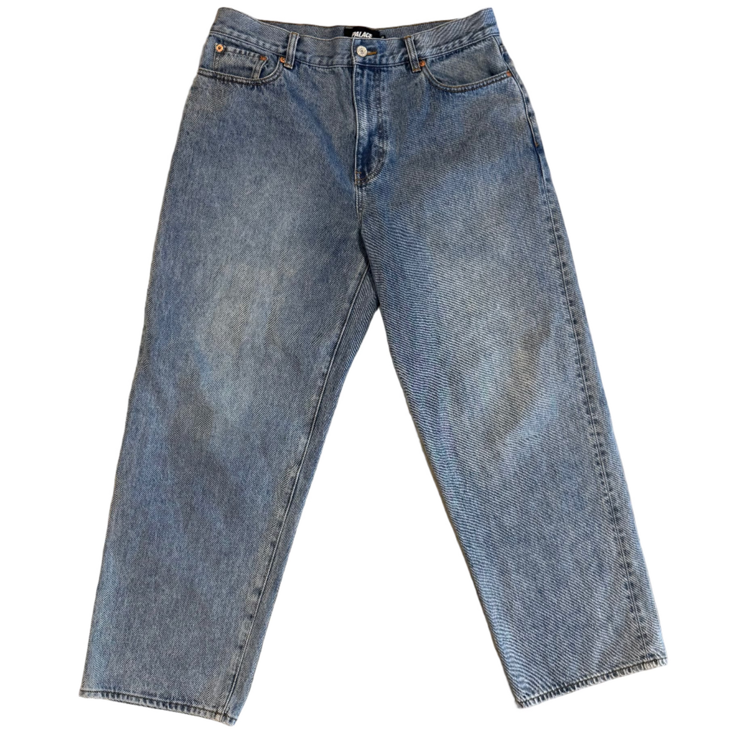 USED Palace Spell Out Jeans