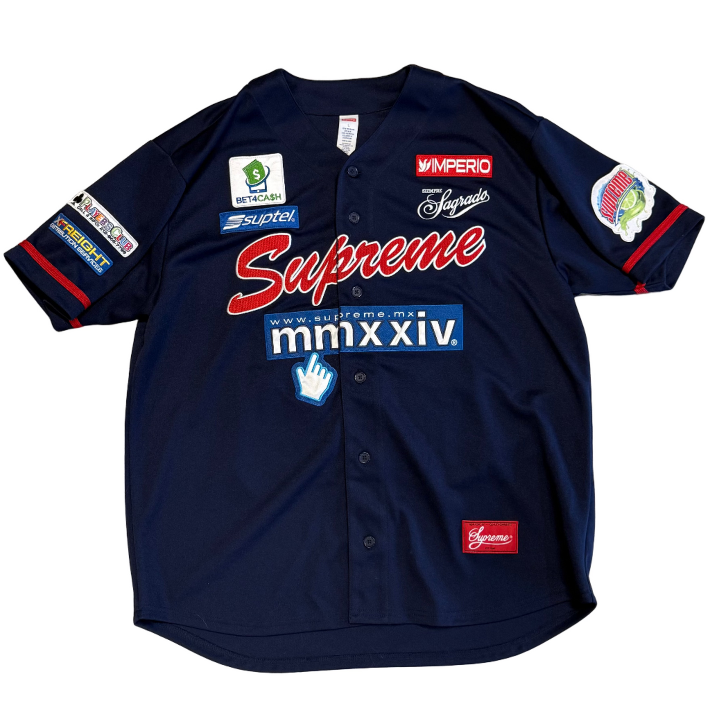 USED Supreme Chosen One Baseball Jersey