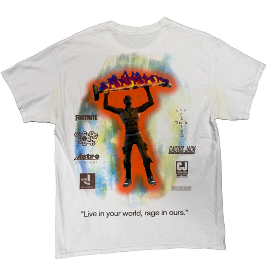 USED Travis Scot x Fortnite CJ Rage Emote Tee