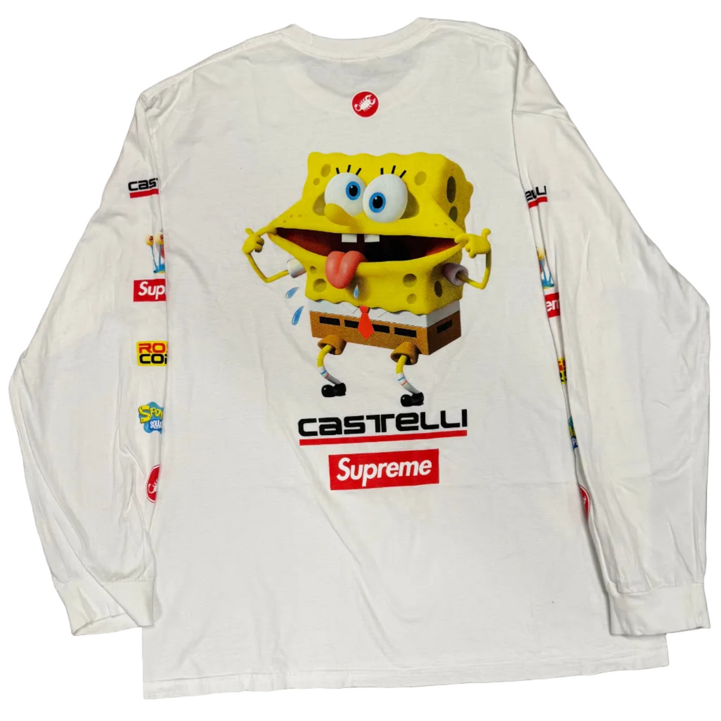 USED Supreme SpongeBob/Castelli Racing L/S Tee