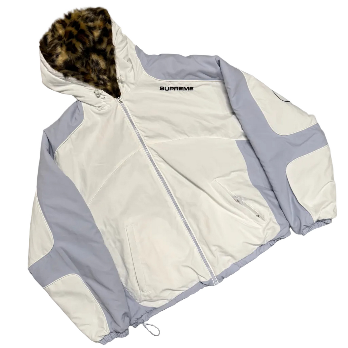 Supreme FW25 Faux Fur Hooded Track Jacket