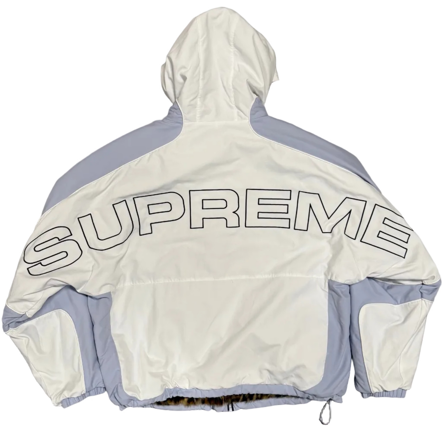Supreme FW25 Faux Fur Hooded Track Jacket