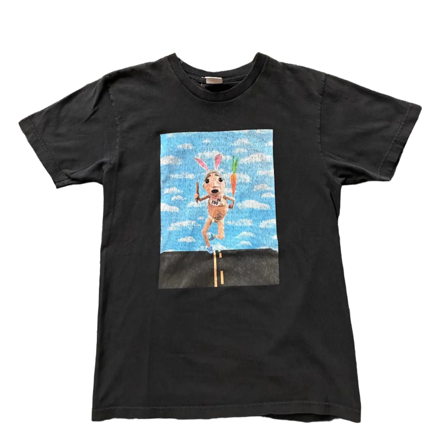 USED Supreme Bunny Carrot Tee Black