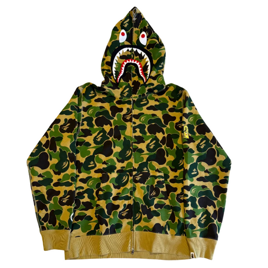 USED ABC Camo 2nd Shark Full Zip Hoodie