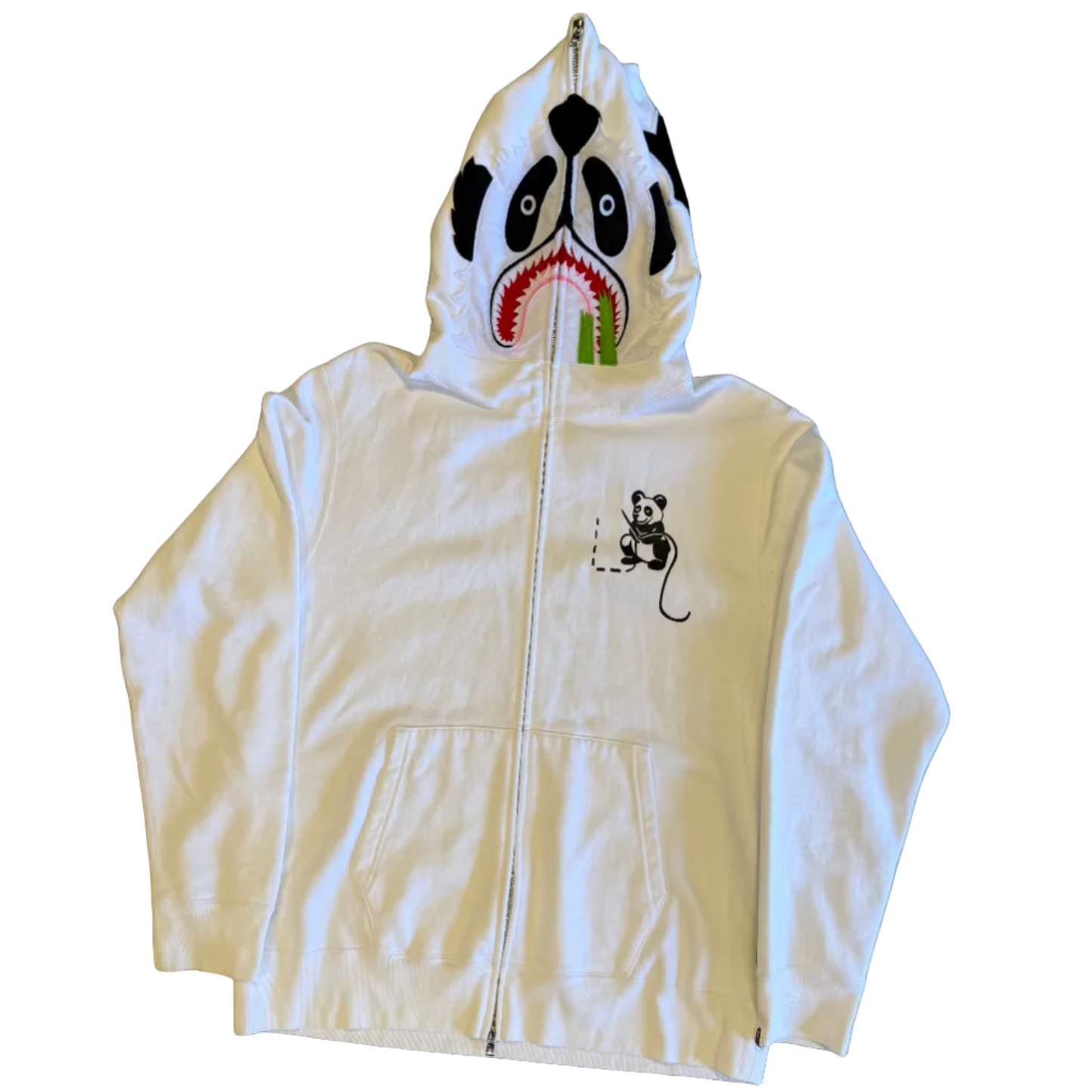 USED BAPE Panda Full Zip Hoodie