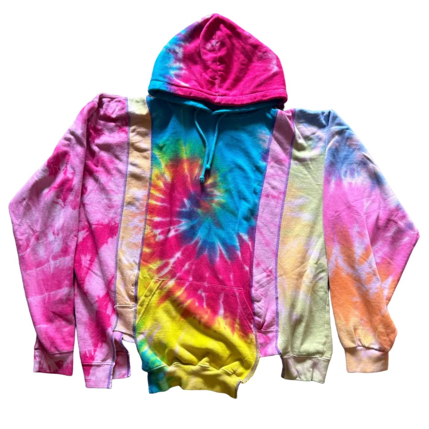 USED Needles Rebuild Tie-Dye Hoodie
