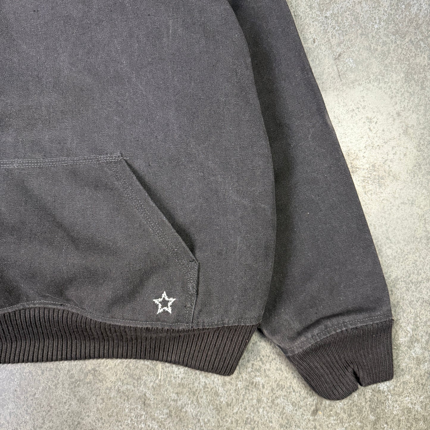 CANVAS WORK JACKET - VINTAGE BLACK