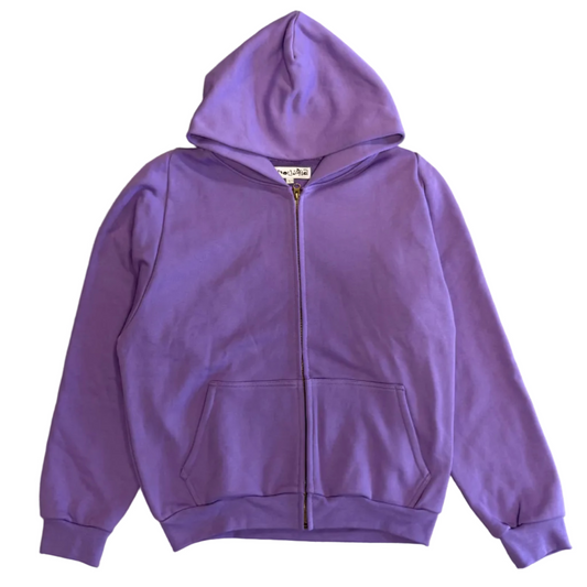 Grounded Blanks Single Layer Zip Up Purple