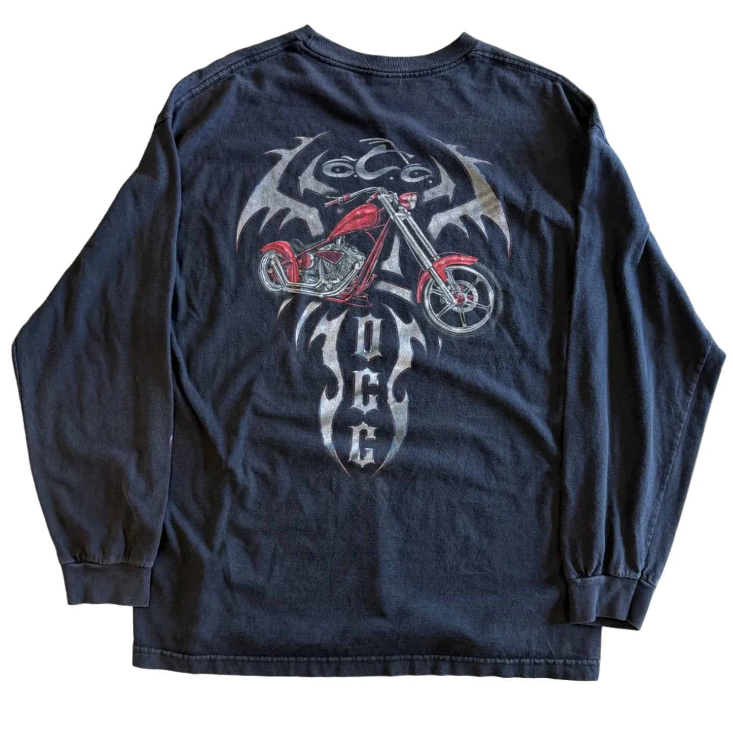 USED OC Choppers Sleeve Hit LS Tee