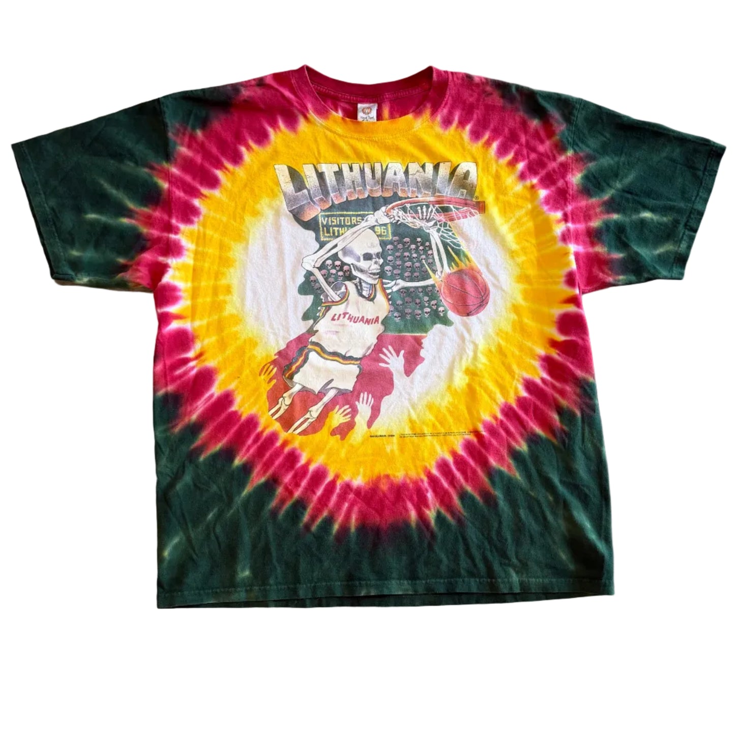 Vintage Lithuania Skullman Tee