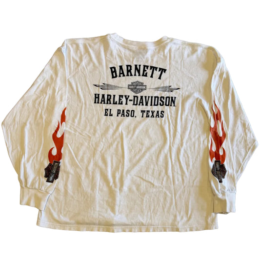 Vintage Harley Davidson El Paso Flame LS Tee