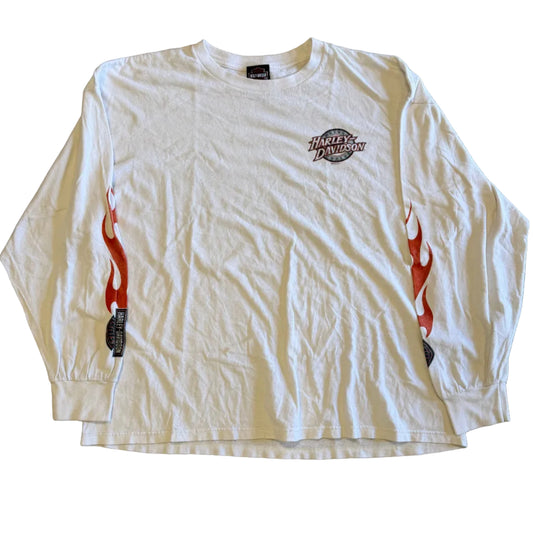 Vintage Harley Davidson El Paso Flame LS Tee
