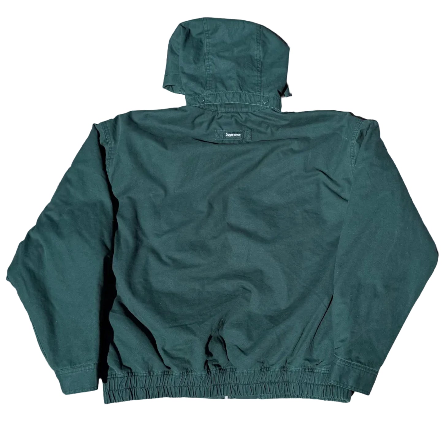 USED Supreme FW25 Hooded Utility Jacket Dark Green